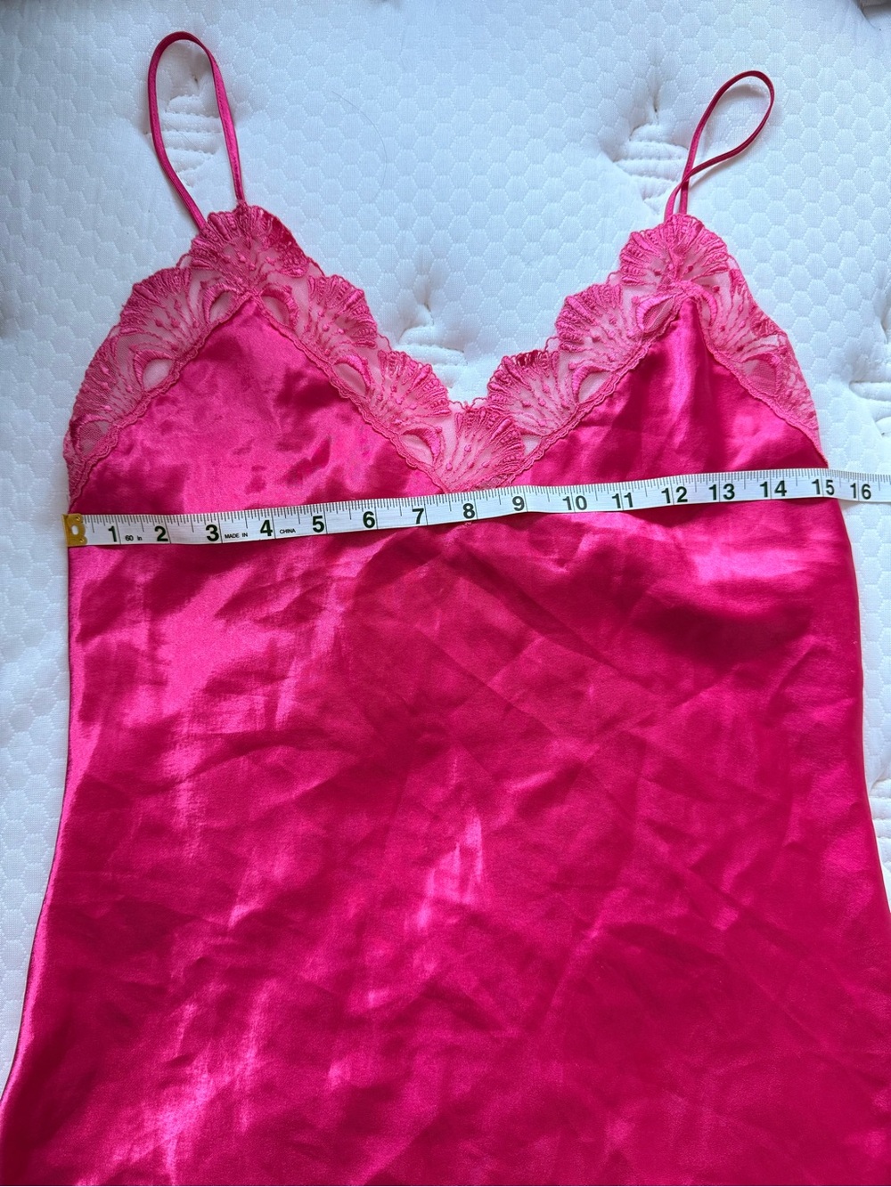 Victoria's Secret Satin Slip Chemise in Hot Pink - Picture 7 of 7